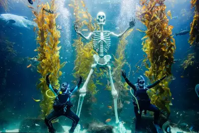 Halloween coastal happenings for pets, fish, and zombies