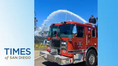 Crews quickly stop suspected arson fire along SR-78 in Carlsbad