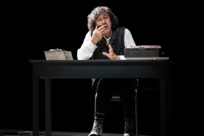 ‘Krapp’s Last Tape’ Offers a Blast of Beckett and the Ghost of His Master, James Joyce