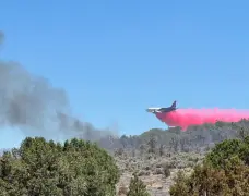 An official says a historic Grand Canyon lodge has been destroyed by wildfire