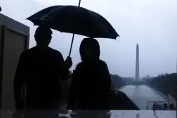 Pouring rain hits parts of DC region amidst humid weather